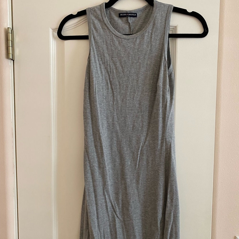 Brandy Melville Gray Tank Dress
